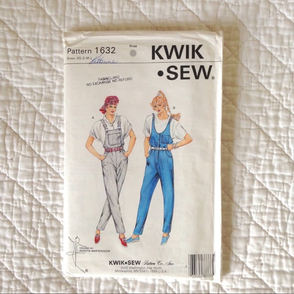 Vintage Overall Sewing Pattern (Unopened)